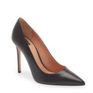 LITA by Ciara Solid Point Toe Pump Heel Shoe Black Size EU 37